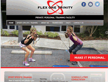 Tablet Screenshot of flexonetrinity.com